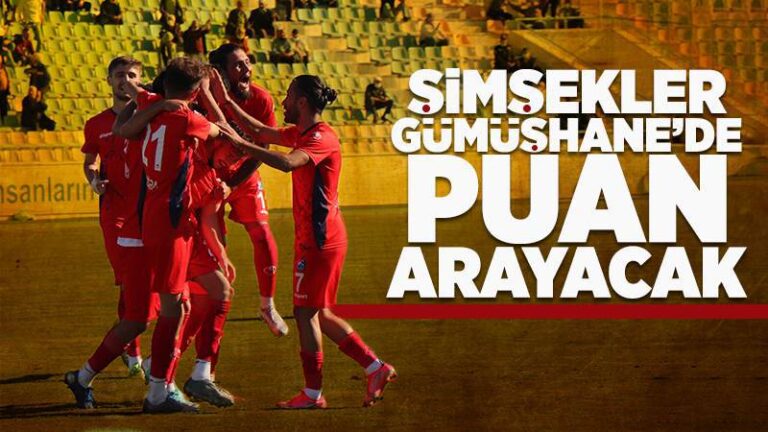 Şimşekler, Gümüşhane’de puan arayacak