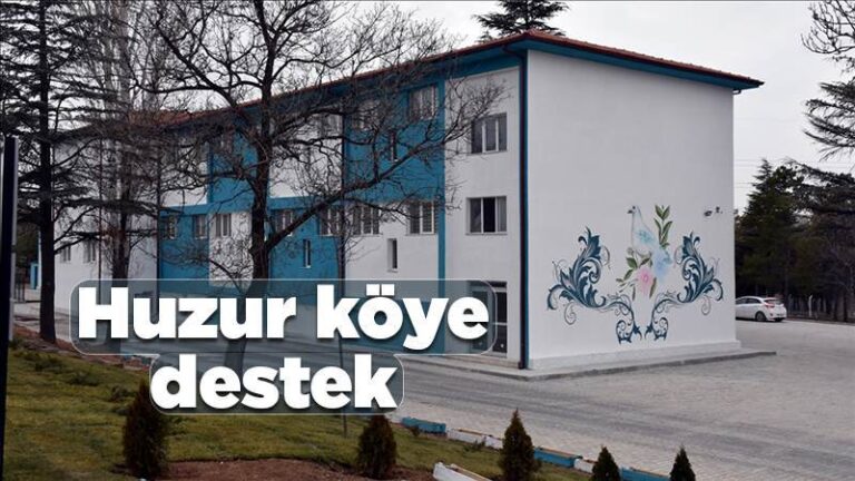 Halter Federasyonu’ndan Huzur Köy’e destek