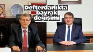 Defterdarlıkta bayrak değişimi