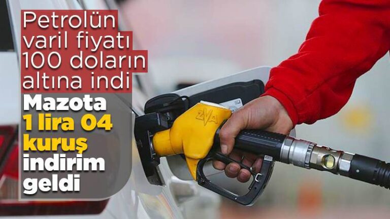 Mazota 1 lira 04 kuruş indirim