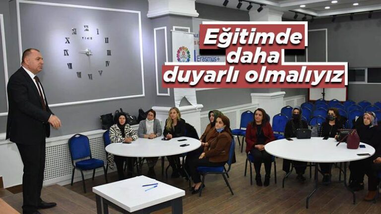 Eğitimde daha duyarlı olmalıyız