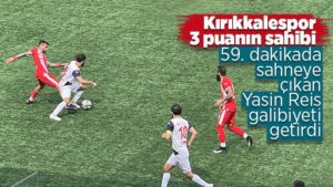 Kırıkkalespor deplasmandan 3 puanla döndü