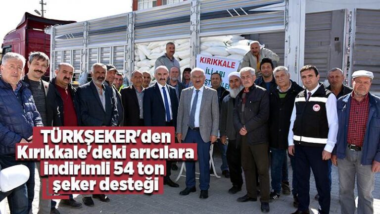 TÜRKŞEKER’den arıcılara indirimli 54 ton şeker desteği