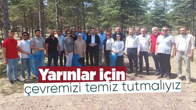 Yarınlar için çevremizi temiz tutmalıyız 
