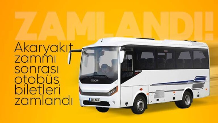 Akaryakıt zammı biletlere yansıdı