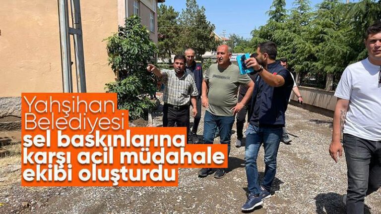 Yahşihan’da acil müdahale ekibi oluşturuldu