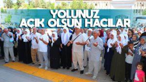 Hacılar kutsal topraklara uğurlandı
