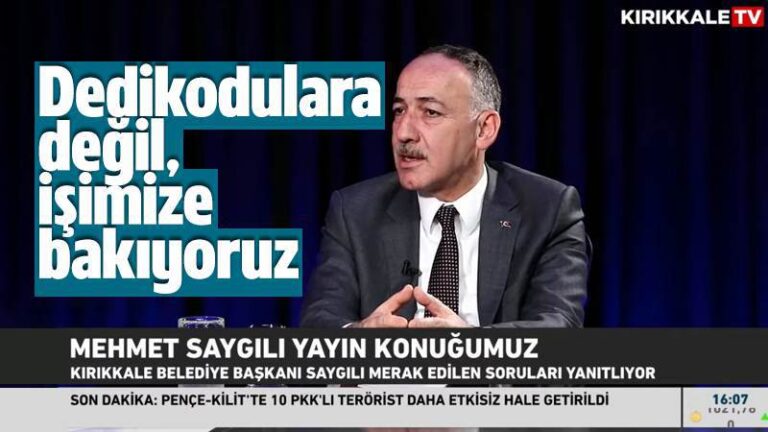 Dedikodulara değil, işimize bakıyoruz