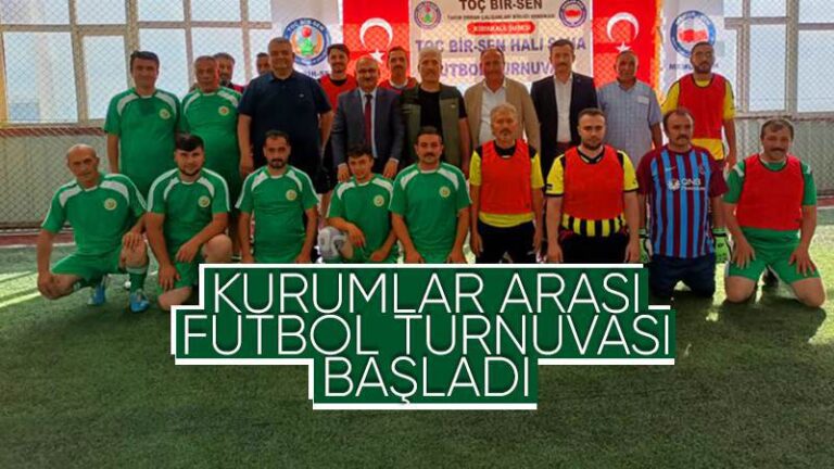 Futbol turnuvası başladı