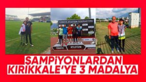 Şampiyonlardan üç madalya