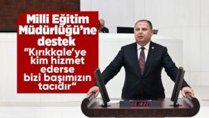 Milli Eğitim Müdürlüğü’ne destek