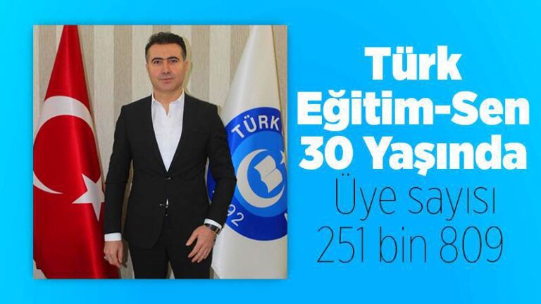 Türk Eğitim-Sen 30 yaşında