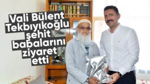 Babalara anlamlı ziyaret