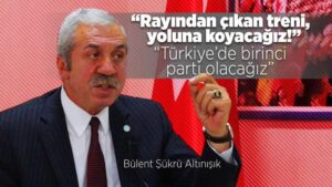 Rayından çıkan treni, yoluna koyacağız