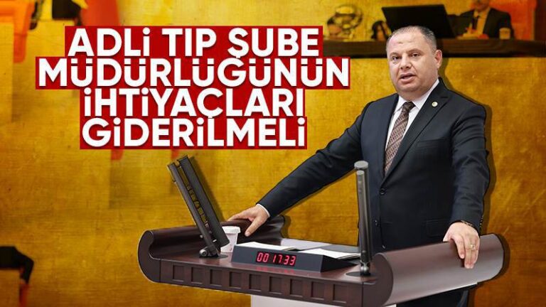 Adli Tıp Şube Müdürlüğü’nün ihtiyaçları giderilmeli