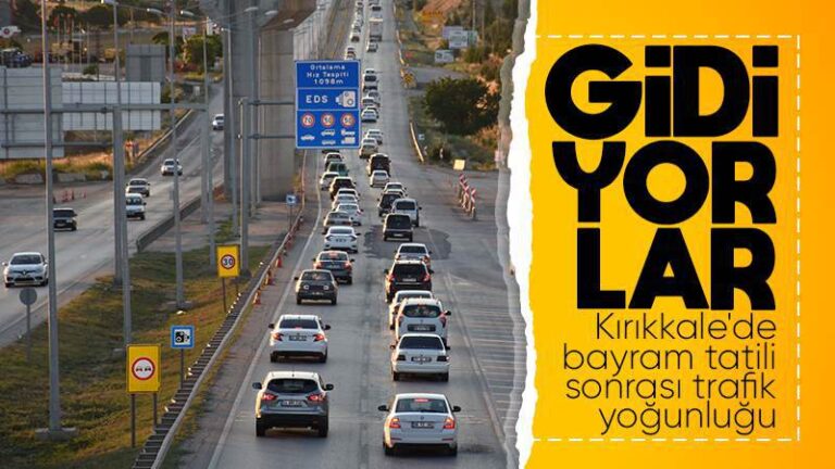 43 ilin geçiş güzergahında trafik yoğunlaştı