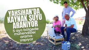 Yahşihan’da kaynak suyu aranıyor