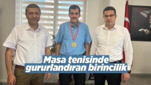 Masa tenisinde gururlandıran şampiyonluk