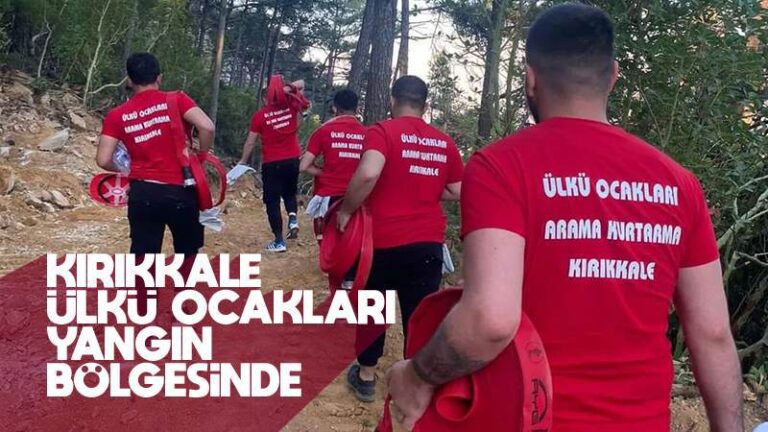 Ülkü ocakları yangın bölgesinde