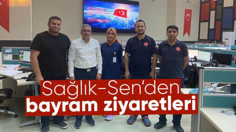 Sağlık-Sen’den sağlık personeline ziyaret