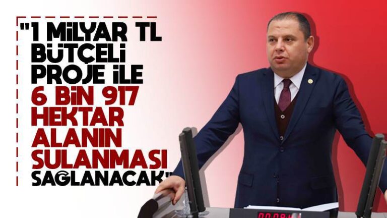Öztürk’ten Köprüköy’e sulama müjdesi