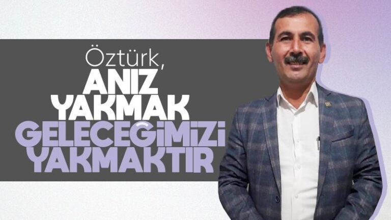 Öztürk, “Anız yakmak, geleceğimizi yakmaktır”