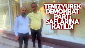 Temizyürek, DP saflarına katıldı