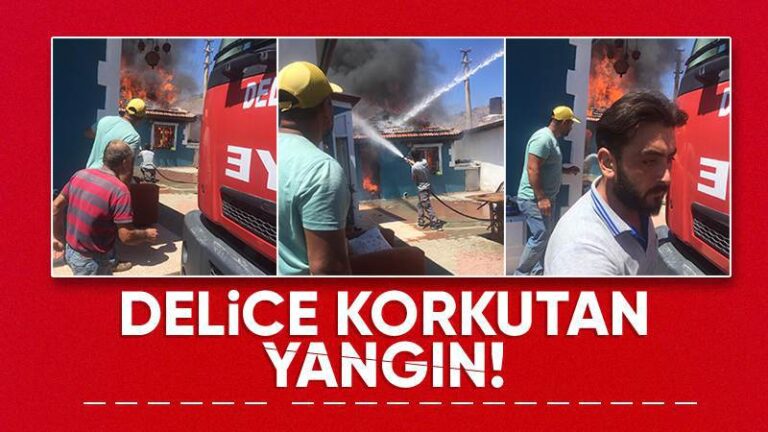 Delice’de korkutan yangın