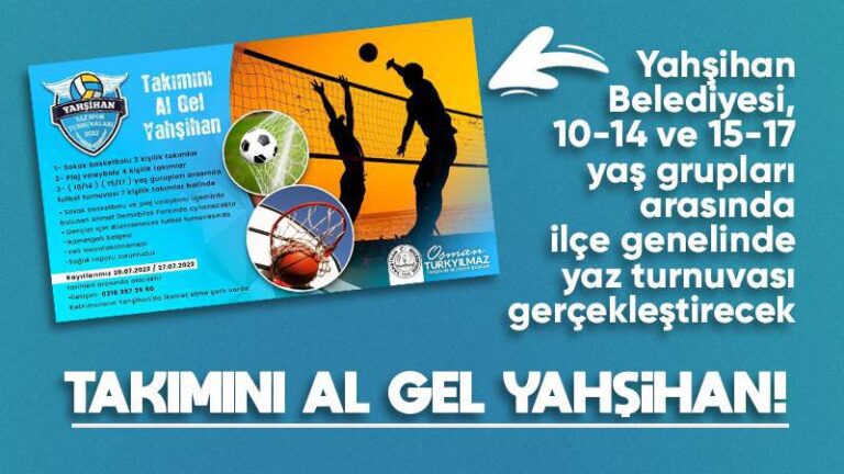 Takımını al, Yahşihan’a gel