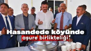 Hasandede köyünde aşure birlikteliği 