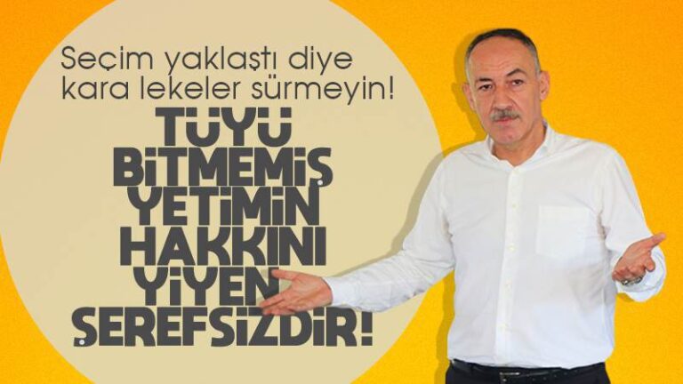 ‘Tüyü bitmemiş yetimin hakkını yiyen şerefsizdir!’