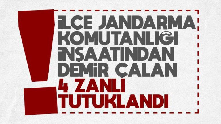 Demir hırsızları suçüstü yakalandı! 