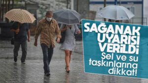 Meteoroloji’den sağanak yağış uyarısı!