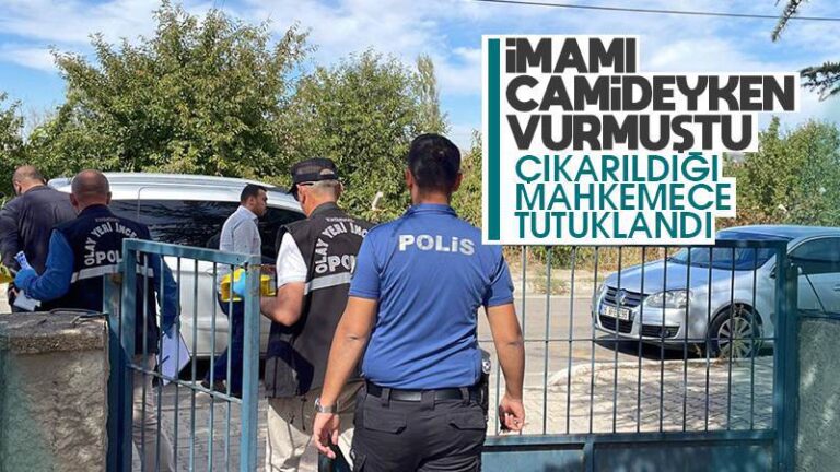 Camide imamı vuran zanlı tutuklandı!