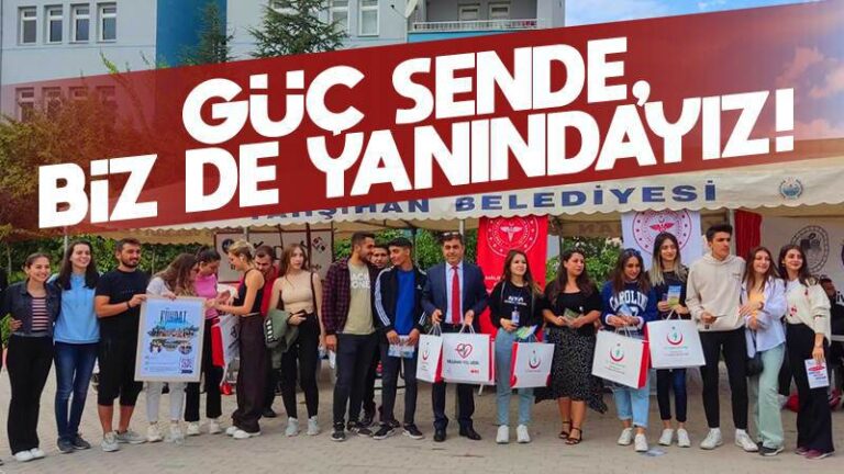 ‘Güç sende, biz de yanındayız’