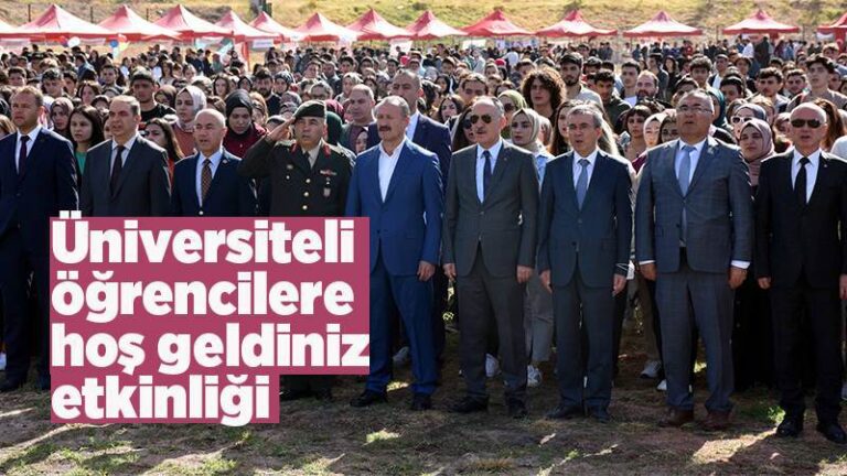 Kırıkkale Üniversitesinden öğrencilere “hoş geldiniz” etkinliği