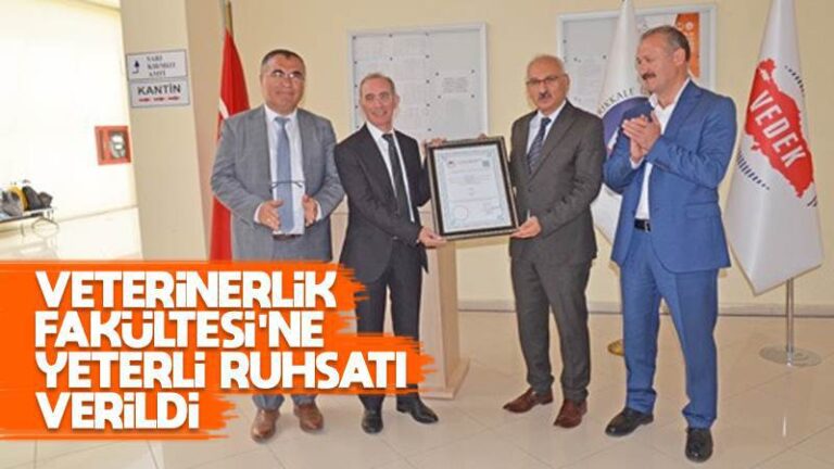 Veteriner Fakültesine yeterli ruhsatı verildi