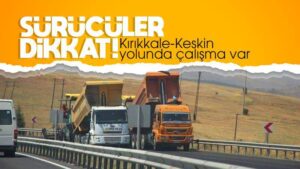 Kırıkkale-Keskin yoluna dikkat!