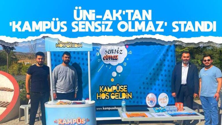 Kaplan, üniversitelilerin yanında