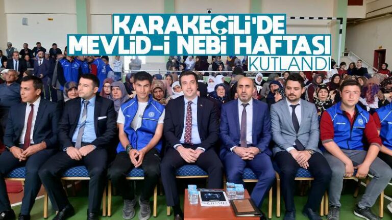 Karakeçili’de Mevlid-i Nebi Haftası kutlandı