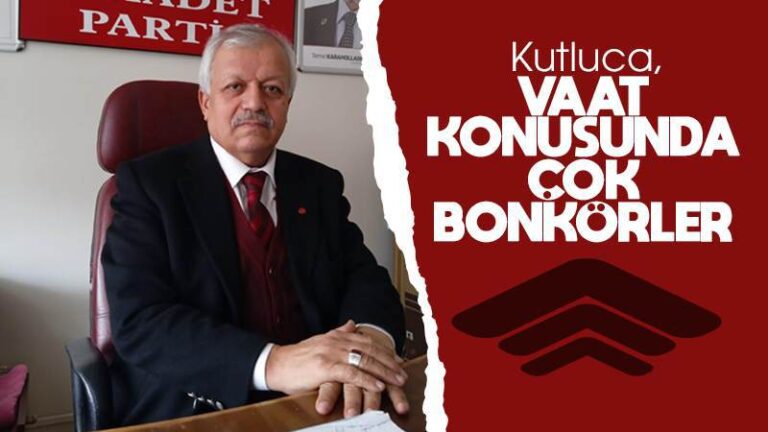 Kutluca: “Vaat konusunda çok bonkörler”