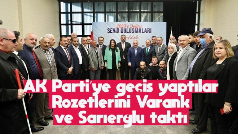 AK Parti’ye geçiş yaptılar