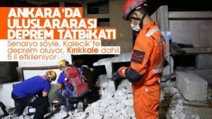 BM ve AFAD’dan deprem tatbikatı: Kırıkkale’de tatbikatın içerisinde