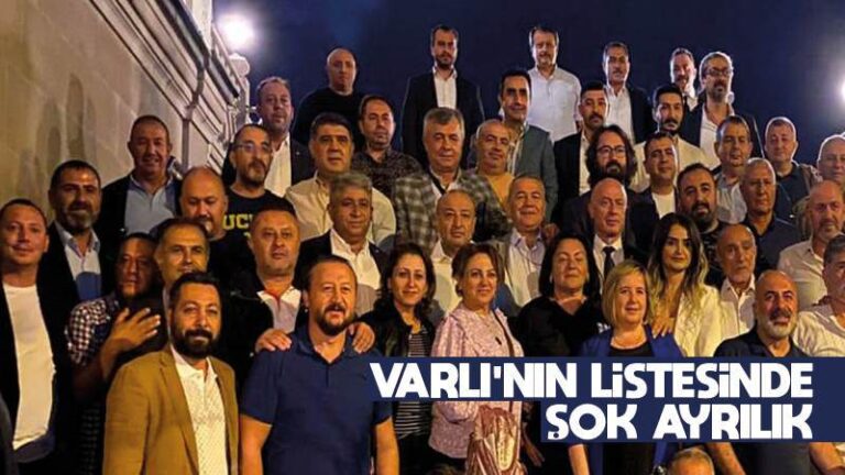 Varlı’nın listesinde şok ayrılık