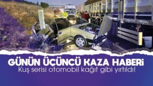 Zincirleme kazalarda 3 kişi yaralandı 