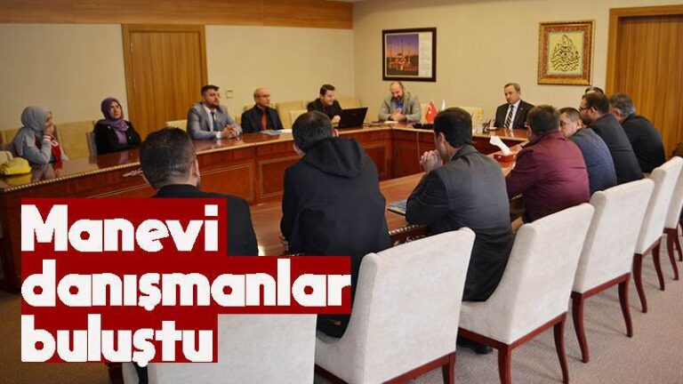 Manevi danışmanlar buluştu