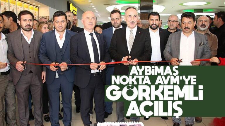 Aybimaş Nokta AVM’ye görkemli açılış 