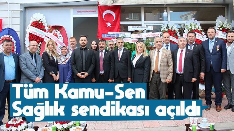 Tüm Kamu-Sen Sağlık sendikası açıldı 
