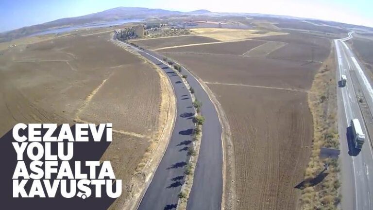 Hacılar cezaevi yolu asfalta kavuştu 