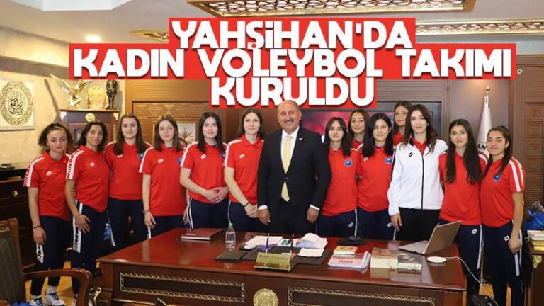 Yahşihan’da kadın voleybol takımı kuruldu 